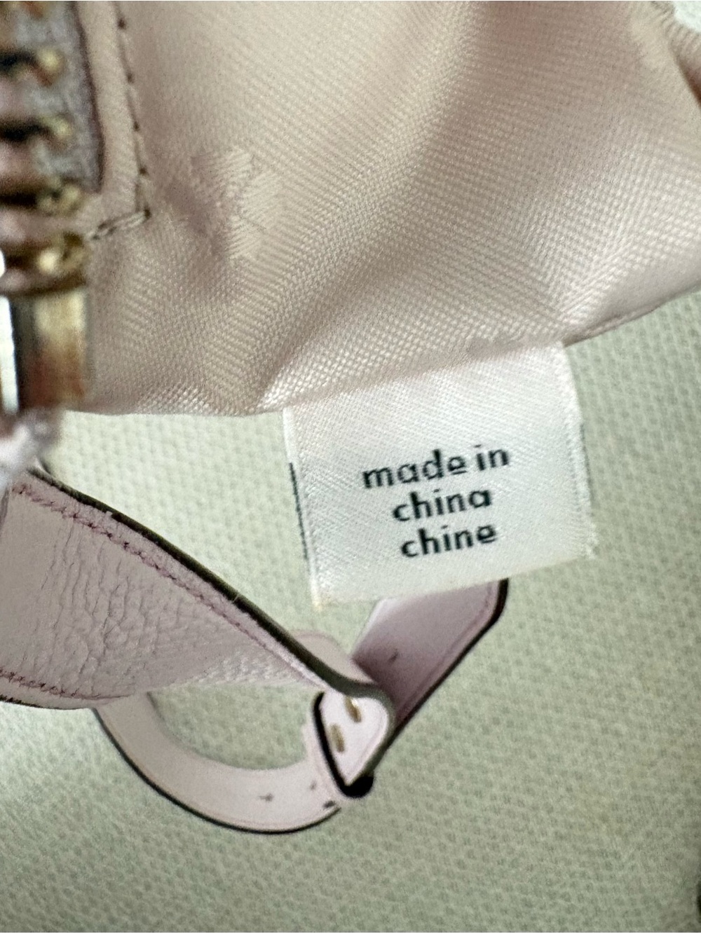kate spade Pale Pink Pebbled Leather Crossbody Bag - Picture 10 of 13